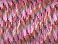 7 Strand Core 550lb Paracord Parachute Cord Lanyard Mil Spec Type III-100ft (Pink+Red Camo(62#))