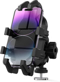 Kayak Phone Holder Mount with 8-Claw Anti-Slip Fixing, 360° Adjustable Kayak Phone Holder Compatible with 4.7-7 Inch Phones Kayak Rail Accessories