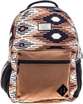HOOEY Recess 25L Backpack - Durable Lightweight Daypack for Travel, Gym, & Outdoor Use - Spacious Main Compartment, Laptop Sleeve, Stylish Unisex Design (Brown/Black)