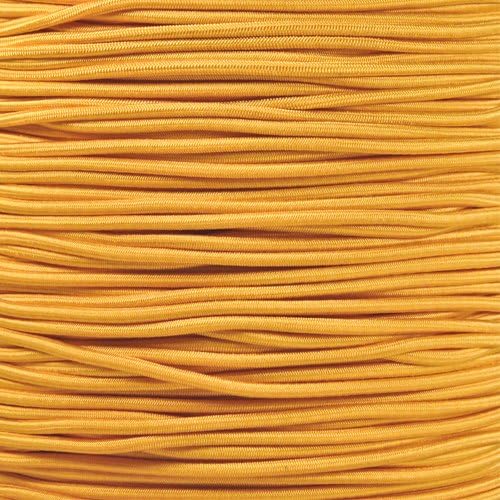 Paracord Planet 1/8-Inch Shock Cord for Replacements, Repairs, and Outdoors – Goldenrod (10 ft)
