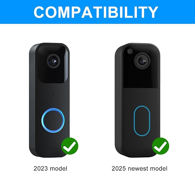 Blink Doorbell Camera Mount, Adjustable Angle Mount for Newest Model/Blink Video Doorbell/2nd Gen & Outdoor Camera Accessories. (Camera Not Included)