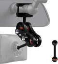 for Garmin GPS Mount,Compatible with Garmin Nuvi, RV, Dezl, Drive, Drivesmart, Driveassist & More,Equipped with 17mm Spherical Aluminum Rearview Mirror GPS Holder