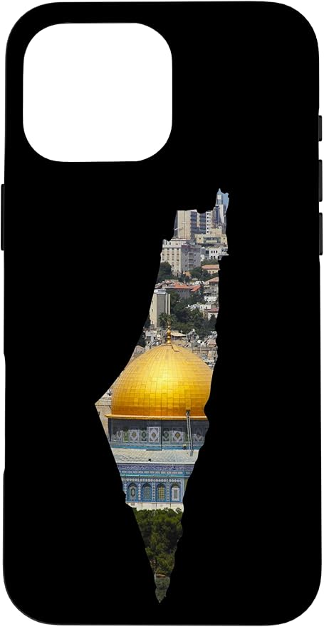 Palestinian Map Al Aqsa Jerusalem in Palestine Case for iPhone 16 Pro Max