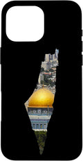 Palestinian Map Al Aqsa Jerusalem in Palestine Case for iPhone 16 Pro Max