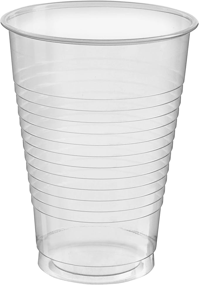 Clear Plastic Cups (Pack of 20) - 12 oz. - Versatile Drinkware for Indoor & Outdoor Parties, Weddings, Birthdays, Celebrations & More