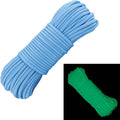 Glow in The Dark Zesty 550lb Paracord – 21 Strand Luminous Parachute Cord for Nighttime Outdoor Utility – 8 Colors and Length Options of 25', 50’, 100’, and 1,000’