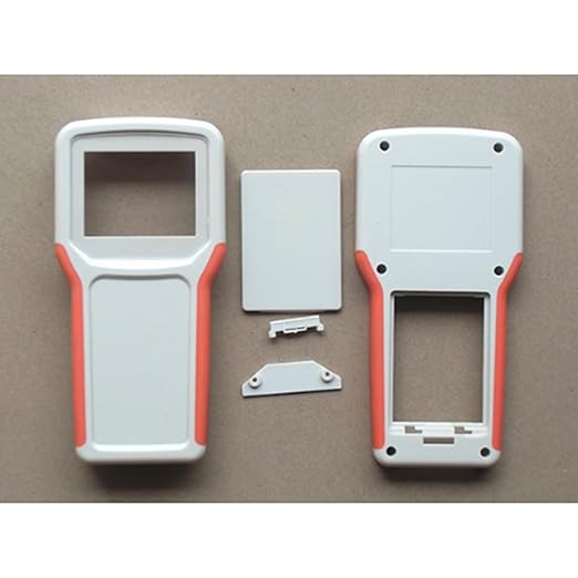 ABS Junction Box 204mmx100mmx35mm Portable Handheld Instrument Case Boxes Waterproof Dustproof Outdoor Project Box Cable Connection Protective Enclosure Orange