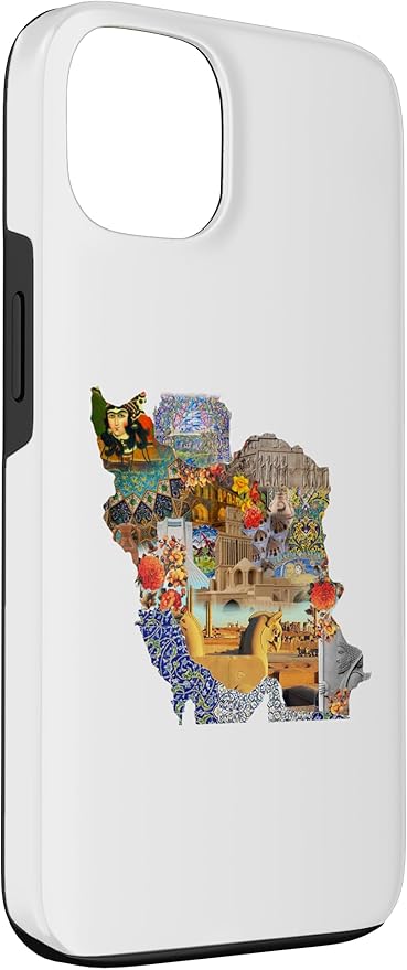 Map of Persian empire, Iran Map Case for iPhone 13