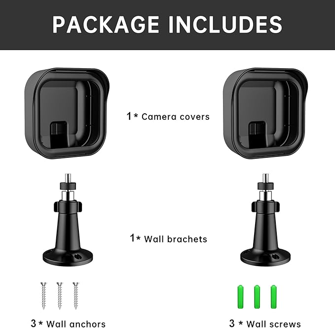 Blink Wall Mount for Blink Outdoor & Indoor 3 (3th Gen) Camera, 360° Adjustable Mount & Weather Proof Protective Housing for All-New Blink Outdoor Indoor Security Camera