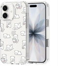 MOSNOVO for iPhone 17 Case, Shockproof Military-Grade Protection 6.6ft Drop Tested, Camera Control, Clear Phone Case for iPhone 17, Cozy Bear Days Design