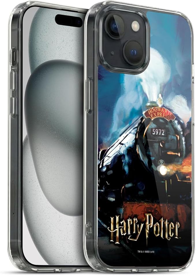 Head Case Designs Officially Licensed Harry Potter Hogwarts Express Prisoner of Azkaban II Gel Case [Military Grade Protection] Compatible with Apple iPhone 15 and Compatible with MagSafe