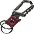 Heavy duty key chain,bottle opener function car keychains,versatile metal snap hook carabiner clip and 2 key rings