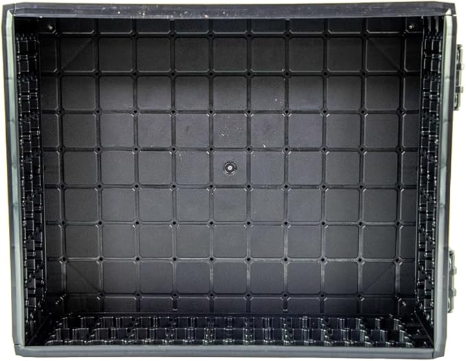 YakAttack ShortStak Upgrade Kit for BlackPak Pro | 13" x 16" – Black | Stackable Kayak Crate Extension with GridLoc Panels & Hardware | Not a Standalone Box | Made in USA