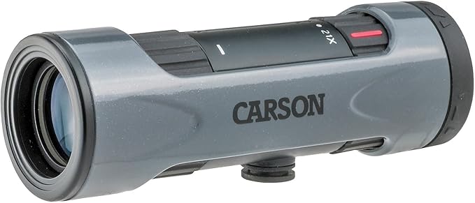 Carson MonoZoom 7-21x21mm Zoom Monocular (ZM-721),Gray, XX-Large