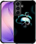 for Samsung Galaxy S26 Plus Case,Graphic Design for Girl Boy Soft Silicone Hard Acrylic Shock Protection Designed for Samsung Galaxy S26 Plus Skeleton Winding Snake Pattern