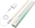14" Slim USB Plug-in LED Motion Sensor Light Indoor, Bright & Dimmable Under Cabinet Light - 3 Modes (ON/Night/Day) for Kitchen, Cabinet, Closet - 3000K Warm White, 1 Pack (Standalone)