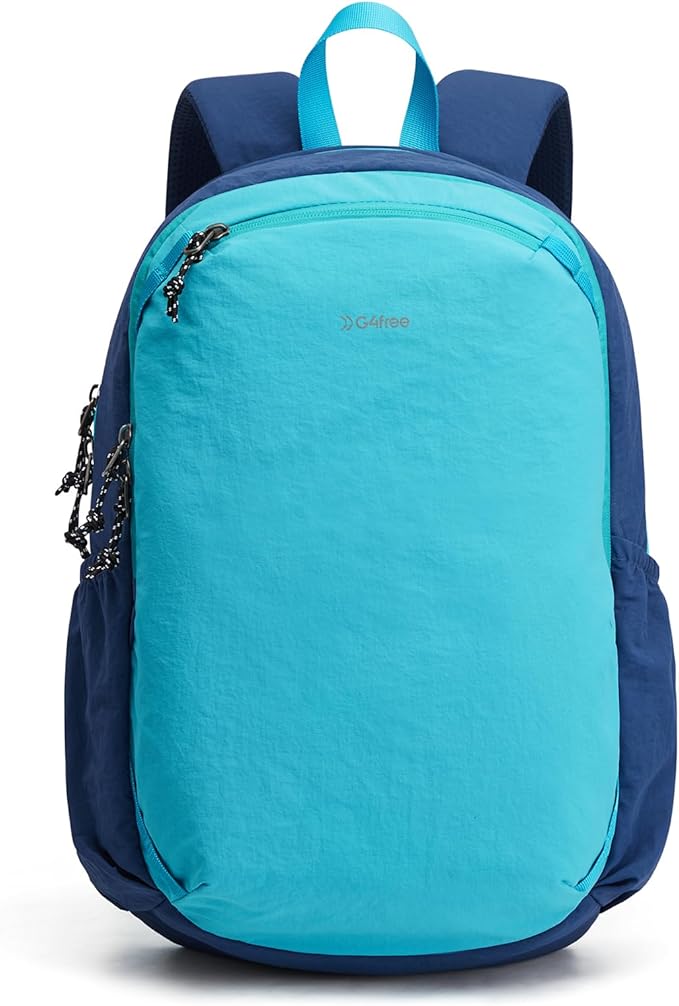 G4Free 15L Hiking Backpack Lightweight Small Travel Backpack Casual Daypack for Women Men Outdoor Campus, Blue