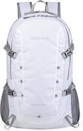 NODLAND Lightweight Backpack, Travel 40L Foldable Water-Resistant Daypack, Hiking Outdoor Camping Rucksack for Men Women