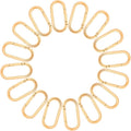 16 Pcs Carabiners Clip,Oval Shape Cute Carabiner Keychain Clip Aluminum Hook Accessories