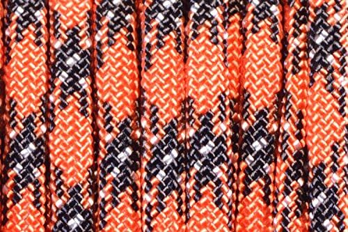 BORED? PARACORD! 550 lb Paracord – Ideal for Crafting, DIY Projects, Camping, Military & Active Outdoors – 300+ Colors – Tactical Parachute Cord Type III – Strong - General Lee 50 Feet