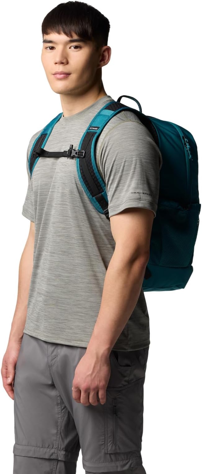 Columbia Unisex Echo Mountain 25L Backpack, River Blue/Black, One Size