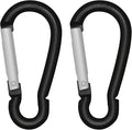 LESHIRY Large Carabiners Keychain 3" Aluminum D Shape Premium Durable D-Ring Carabiner Clip Hook Camping Accessories Snap Link Key Chain Durable Improved Design