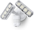 SANSI 7000LM Brightness Motion Sensor Outdoor Light,Dusk to Dawn LED Flood Light,54W 5000K 700W Equiv IP65 Floodlight with Adjustable 2 Heads 8 Lights More Energy Efficient for Garage,Yard (White)