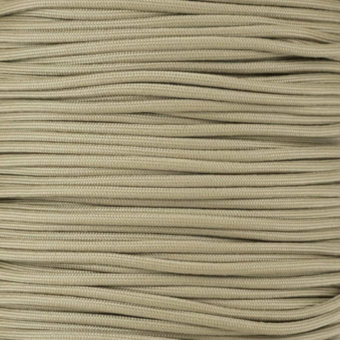 Paracord Planet Solid Color 550lb Paracord – 7 Strand Type III Nylon Cord for Indoor and Outdoor Tasks – Tan 499 (100 ft)