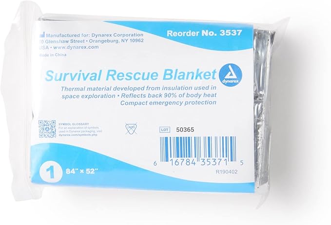 Dynarex Emergency Blanket Silver