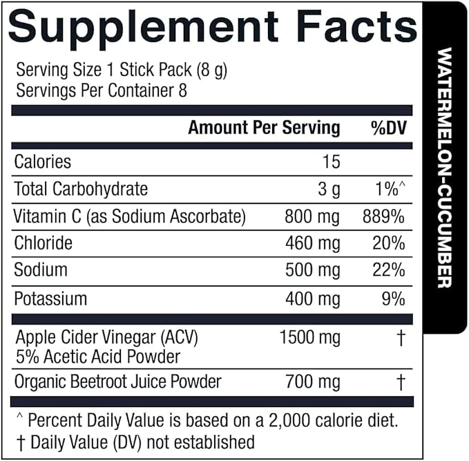 Essential Elements® Hydration Packets - Variety Pack - Electrolytes Powder No Sugar - Electrolyte Drink Mix - Superior Hydration with ACV & Vitamin C - 48 Stick Packs