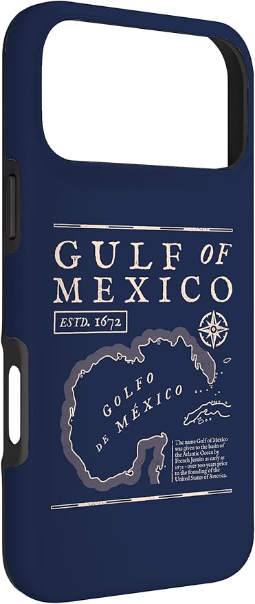 Gulf of Mexico 1672 Historic Map Case for iPhone 17 Pro Max