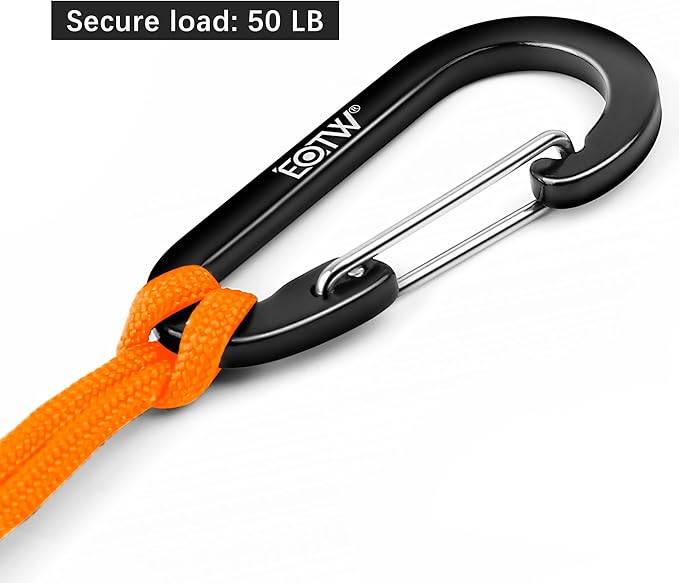 EOTW Paracord Keychain for Men Women Paracord Carabiner Backpack Keychain with Aluminum Clip for Camping Hiking Outdoor Gear