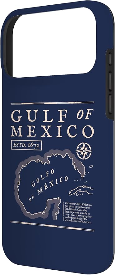 Gulf of Mexico 1672 Historic Map Case for iPhone 17 Pro Max