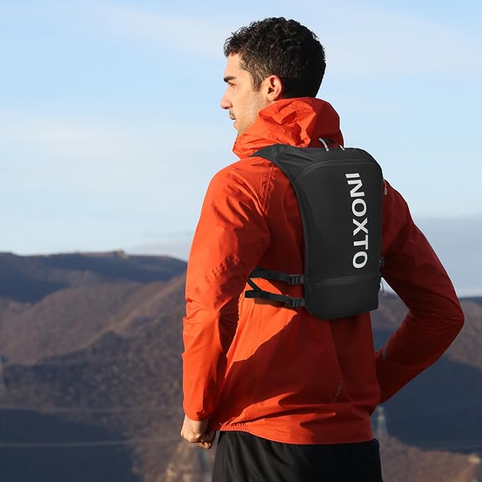 INOXTO Running Hydration Vest Backpack,Lightweight Insulated Pack with 1.5L Water Bladder Bag Daypack for Hiking Trail Running Cycling Race Marathon for Women Men