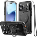 AICase Magnetic for iPhone 17 Pro Case Waterproof Magsafe[Ring Invisible Stand & Screen Protector][IP68 Underwater][Dropproof][Dustproof][Real 360] Shockproof Protective Phone Case 6.3" 2025