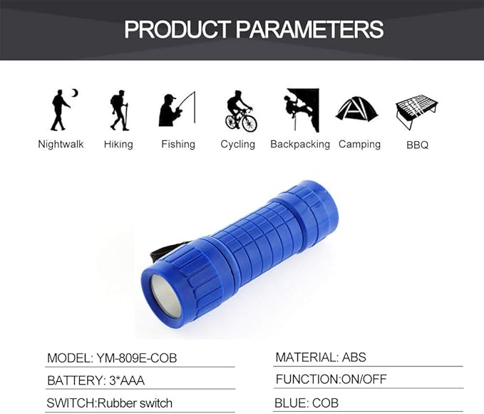 Whaply 30-Pack Small Mini Flashlight Set, 5 Colors, COB LED Handheld Flashlight with Lanyard,90-Pack AAA Battery Included for Kids/Night Reading/Party/Camping/Emergency/Hunting
