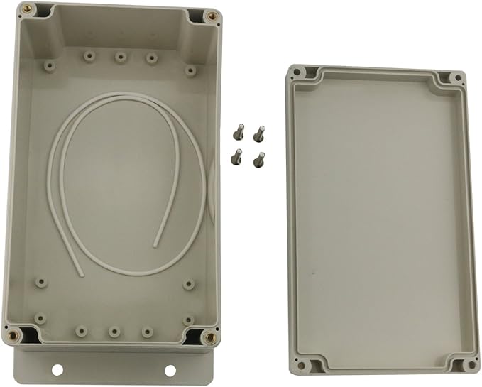 Ogrmar Plastic Dustproof IP65 Junction Box DIY Case Enclosure (7.8"x 4.7"x 3")