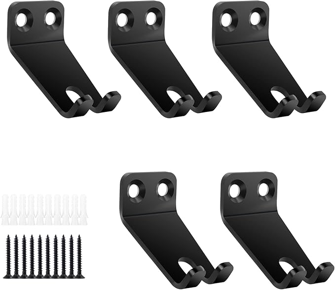 5PCS Wall Mounted with Special Fit for Tonal Accessory Shelf Clips Adapter Hooks Space Saving for Home Gym Garage T-Lock Exercise Equipment Organization Multipurpose Organizer Storage