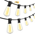 Doukedge 200FT LED Outdoor String Lights, 2700K LED Patio Lights Outdoor Waterproof with 100+4 Shatterproof Vintage Bulbs, Plug in Hanging Light for Porch, Backyard, Garden, Gazebo