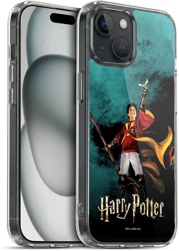 Head Case Designs Officially Licensed Harry Potter Quidditch 3 Prisoner of Azkaban II Gel Case [Military Grade Protection] Compatible with Apple iPhone 15 and Compatible with MagSafe