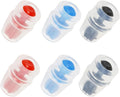 6PCS Silicone Bite Valve Replacement Nozzles, Bite Valve Replacement Sheath for Water Bladder Reservoirs, Hydration Pack Bite Valve Sheath Safe Nozzle Mouthpiece Replacement Compatible with Osprey