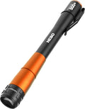 NEBO Inspector 500+ Flex Pen Light | 500 Lumens, 8 Light Modes, Rechargeable LED Flashlight & 360 Degree Area Lighting, Magnetic Base, IPX7 Waterproof, Pocket Size for EDC, Includes USB Charging Cable