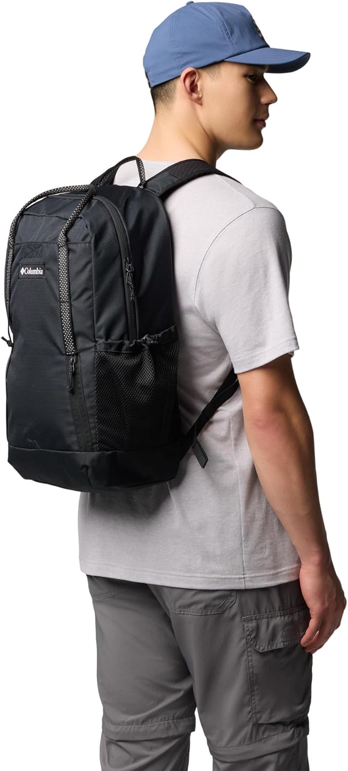Columbia Unisex Echo Mountain 25L Backpack, Black, One Size