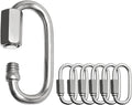 Locking Carabiner Clips, Stainless Steel Spring Snap Hook Locking Carabiner Heavy Duty - 304 Premium Stainless Steel Thumb Screw Carabiner Clip