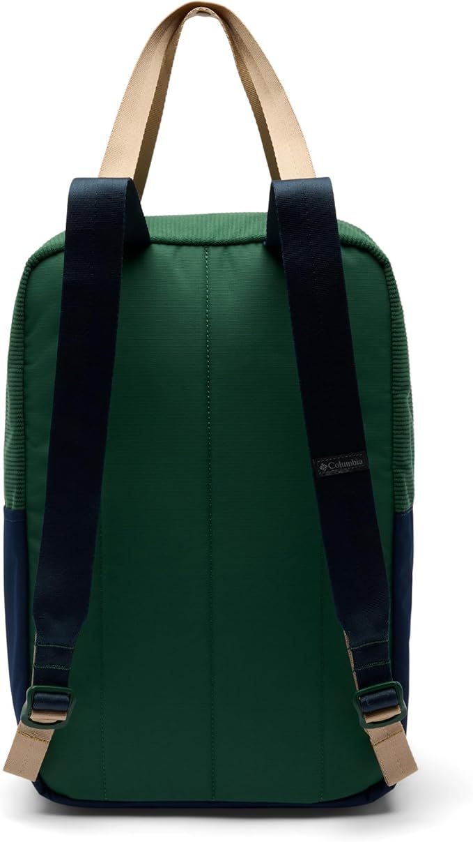 Columbia Unisex Trail Traveler 18L Backpack, Rain Forest/Collegiate Navy, One Size
