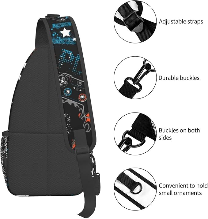 Sling Backpack For Men Hiking Daypack Crossbody Shoulder Bag Travel Chest Pack | Hiking, Travel