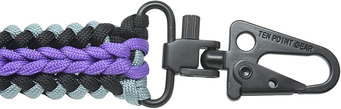 Extra Wide Gun Sling Paracord 550 Adjustable w/Swivels (Multiple Color Options)