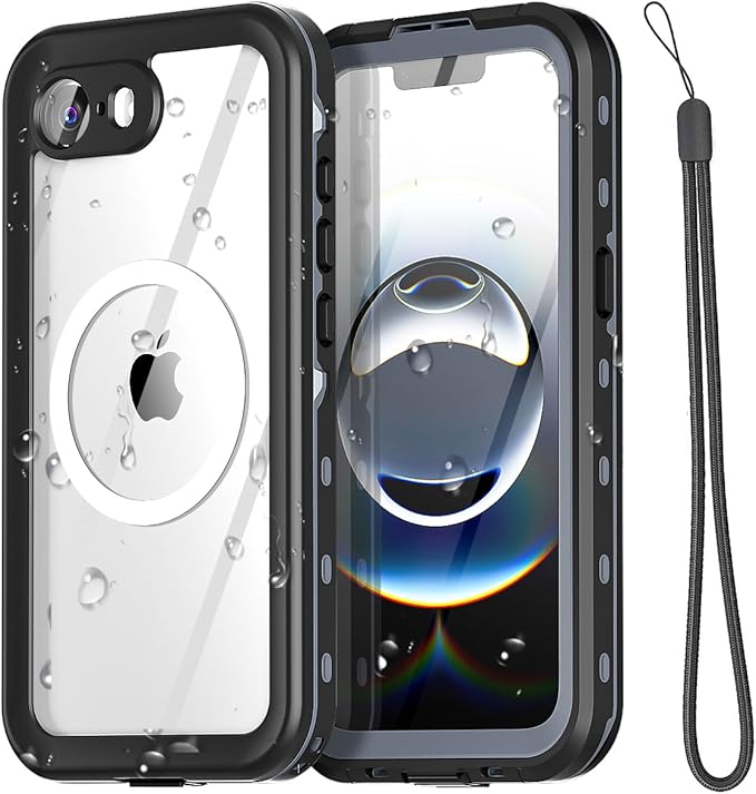 AICase for iPhone 17e/iPhone 16e Case Waterproof with MagSafe Snowproof,Dustproof and Shockproof,IP68 Certified Real 360 Full Body Protection Fully Sealed Underwater Cover for iPhone 17e/16e 6.1"_1