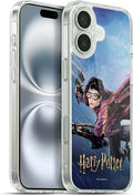 Head Case Designs Officially Licensed Harry Potter Quidditch 1 Prisoner of Azkaban II Gel Case [Military Grade Protection] Compatible with Apple iPhone 16 Plus and Compatible with MagSafe