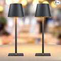 Yogaret 2 Pack Rechargeable Table Lamps,Cordless Lamp with 6000mAh Battery Operated, Portable Indoor/Outdoor Table Lamp for Patio Restaurant Home Dinner Dining Kitchen,Waterproof & Wireless